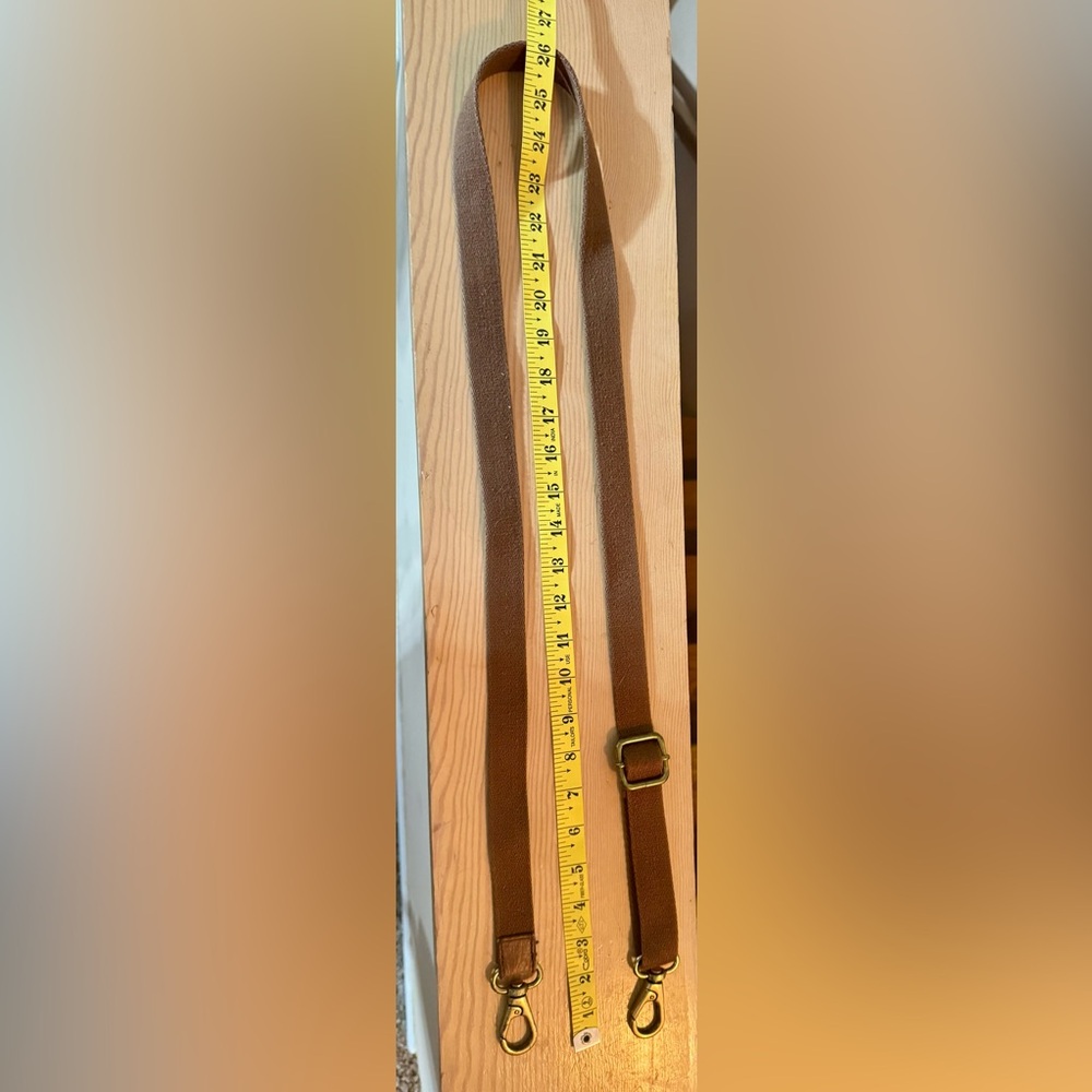 Fossil Brown Leather Crossbody Bag - Picture 14 of 14